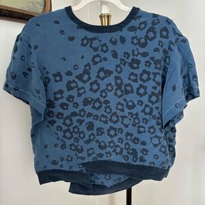 Sea New York Silk Animal Print Blouse Size 6